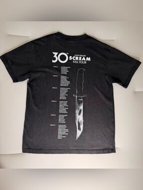 Scream 30th Anniversary Black Graphic Tee